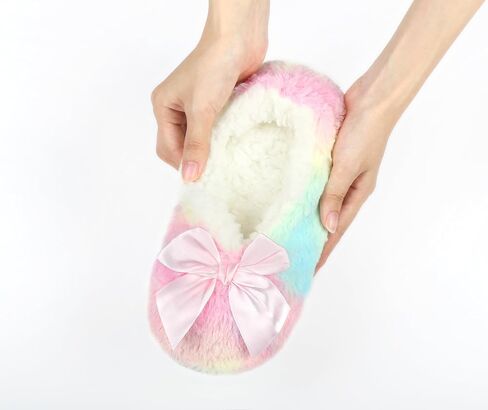 Keyela Womens Cozy&Warm Slipper Socks with Grippers-House Socks in Kuwait