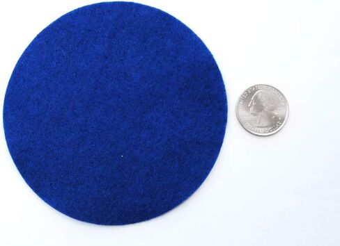 Playfully Ever After Navy Blue Craft Felt Circles (5 Inch - 18pc) in Kuwait