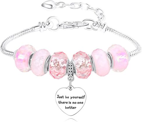 Taylor Inspiration Quotes Bracelets, Inspired by Taylor Gifts For Fans, Pink Beads Bracelet, Birthday Gifts for Women in Saudi Arabia