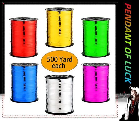 Bright Mixed Colorful Curling Ribbon,3/16 inch x 100 Yard Curly Ribbon for Gifts Package Wrapping,Bows,Crafting (Black,Purple,Orange) in Saudi Arabia