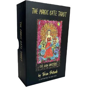 The Magic Gate Tarot by Vera Petruk | Made in USA | Oversized Cards (3x5 inches) | Gilded Edges | Properly Licensed to Support The Artist | with Guidebook