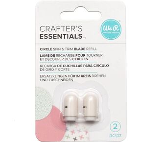 We R Memory Keepers- Circle Spin & Trim Refill Blades, Art Craft Supplies Refill Blades Paper Cutters Paper Trimmers Paper Crafts Paper Timmer For Crafting Paper Cutter Slider Cutter Heavy Duty
