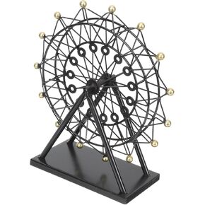TOYANDONA Iron Ferris Wheel Home Decorations Kids Mini Toys The Office Tabletop Art Sculpture Model Desktop Ferris Wheel Decor Ferris Wheel Model Tabletop Decor Shelf Decor Table Decor