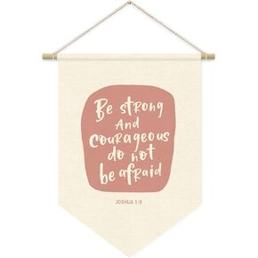 Christian Bible Banner, Sunday School Decorations for Classroom, Christian Nursery Decor, Inspirational Religious Wall Hanging Pennant Flag Banner Decor for Kids Room Preschool Classroom