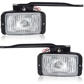 Fog Light with Bulbs Compatible with Chevy GMC Model | 1988-1999 C1500 C2500 C3500 K1500 K2500 K3500 and More | Driver and Passenger Side