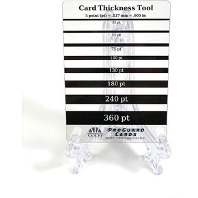 Thickness Gauge Tool, Trading & Sports Card Point Gauge Guide