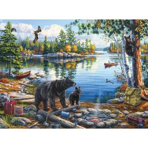 Buffalo Games - Darrell Bush - Blue Sky Reflection - 1000 Piece Jigsaw Puzzle for Adults Challenging Puzzle Perfect for Game Nights - Finished Puzzle Size is 26.75 x 19.75