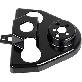 Smooth Black Handlebar Riser Cover Cap for Harley Road King FLHR 2003-2013