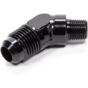Fragola 482362-BL Black Size (-6) x 1/8" MPT 45° Adapter Fitting