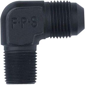 Fragola 482268-BL Black Size (-6) x 1/2" MPT 90° Adapter Fitting