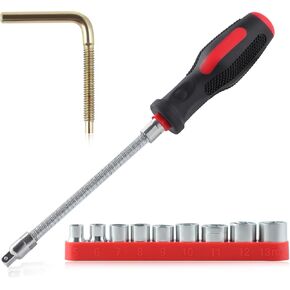 Belt Changing Tool Clutch Cover Removal Tool with Reversible Socket, Belt Changing Removal Tools Kit, Belt Removal Tools Kit Compatible with Polaris RZR RZR-4 XP Turbo RS1 Ranger XP 1000