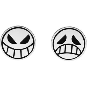 CENWA Happy Sad Face Stud Earrings Anime Earrings Cosplay Earrings Gift For Her