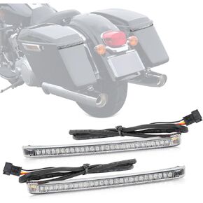 psler Motorcycle Saddlebag Tail Light LED Running Brake Sequential Turn Signal Lamp for Touring Street Glide Road Glide Electra Glide Road King FLHR CVO 2014-2023