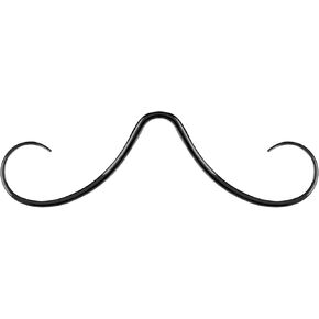 VERAMI 14G/16G G23 Titanium Mustache Septum Ring Titanium Septum Mustache Nose Ring Piercing Jewelry Septum Piercing Hanger Jewelry for Women and Men