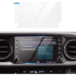 Autorder مخصص مناسب لواقي الشاشة 2022 2023 Toyota Tundra Accessories الزجاج المقسى 9H ملاحة شاشة لمس طبقة رقيقة واقية 2 قطعة (8 بوصة)