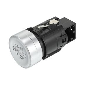 Push Button Starter Switch No.5G1959839A Engine Start Stop Switch Button for Volkswagen Golf 2021 Silver Tone
