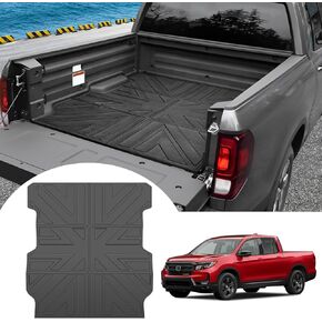 Bed Mat Fit for 2017-2024 Honda Ridgeline 5.3FT Accessories Truck Bed Liner All Weather Pickup Bed Mat for 2017-2024 Honda Ridgeline