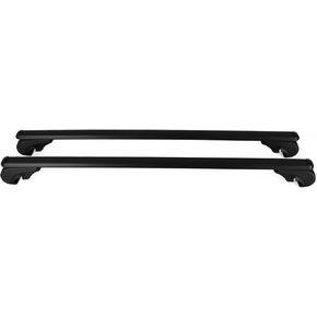OMAC Lockable Roof Rack Cross Bars Carrier for VW Jetta SportWagen 2011-2014 Black Anti-Theft for Travel Kayak Canoe Surf Ski Snowboard Camping