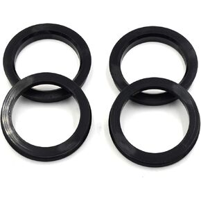 73.1 to 60.1 Black Plastic Hub Centric Rings - Pack of 4