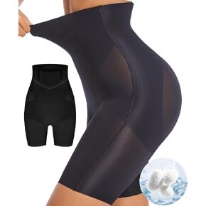 PRETTYWELL Shapewear Tummy Control Shorts for Women Comfort High Waisted Body Shaper Shorts Seamless no Rolling Thigh Slimmer