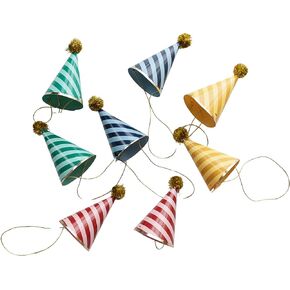 Harry Potter Paper Party Hats | Hogwarts™ House Paper Party Hats | Harry Potter Party Supplies | Vibrant Colors - Gifts for Birthdays, Christmas, and Holidays | 8 Pack (5.5")