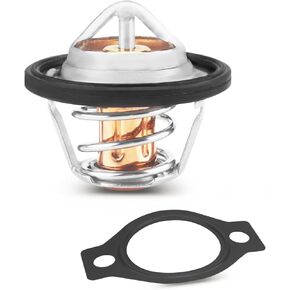 CH15536, 71℃ 160°F Thermostat with Gasket Fit for Yanmar John Deere 355D 430 455 GX355 X495 X595 650 670 750 755 850 950 1050 2210 4010 4100 4110 F735 F925 F932 F935 1420, Replace M805702