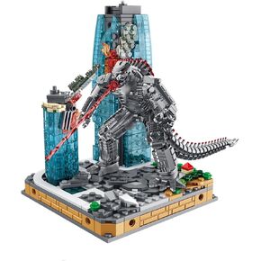 LITTCO King Action Figure Scar King Godzill Heat Ray Machine Dinosaur, Gifts for Adults and Kids The Big GZ Building Set Building Block - 493PCS
