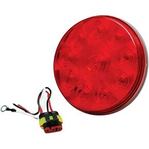 RoadPro RP-5523/RPT 4" LED Low Profile Round Sealed Stop/Turn/Tail Light - Red