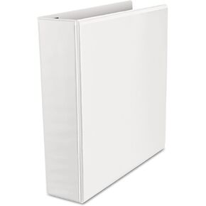 Universal UNV30732 2 in. Capacity 11 in. x 8.5 in. 3 Rings Deluxe Easy-to-Open D-Ring View Binder - White