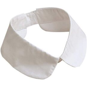 Psivika Women White Solid Detachable Blouse Faux Collar Cotton Stand Fake Collar Choker