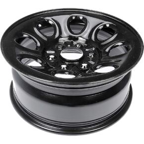 Dorman 939-233 17.5 x 7 In. Steel Wheel Compatible with Select Cadillac / Chevrolet / GMC Models, Black