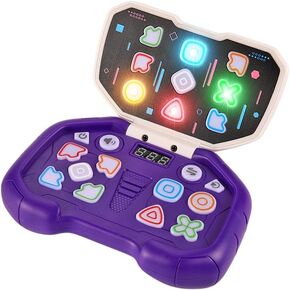Handheld Dance Game for Kids - Light Up Fidget Toys with 4 Modes, Interactive Finger Dance Game Machine for Boys and Girls, Ideal Christmas/Birthday Gift for Ages 3+ (Purple)