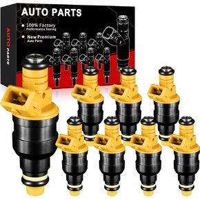 Fuel Injectors OE Number 0280150943 Fits for:-Ford 1997-1999 F250 4.6L/1997 1998 1999 F250 5.4L/1989-1996 F250 5.8L/1999-2003 F250 5.4L/1999-2003 F350 5.4L/1997-1996 F250 5.0L (8pcs)