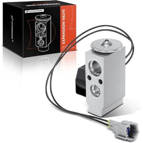 A-Premium A/C Expansion Valve Compatible with Nissan Armada 2017 & Infiniti QX80 2014-2018, QX56 2011-2013, Rear Side, with Solenoid, Replace# 922001LA0A, 922001LA0B