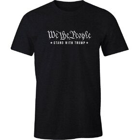 Ink Trendz We The People Stand with Trump 2024 Cotton Men's T-Shirt