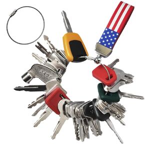 28 Heavy Master Construction Keys Set JD Gator CAT 8398 KOM KUB S8077 JCB S450 Takeuchi Hyster 166 Volvo Bobcat D250 Linde Mahindra Doosan Lucas 1569 Hitachi H800 Mitsubishi Magnum Kobelco TCM Bomag
