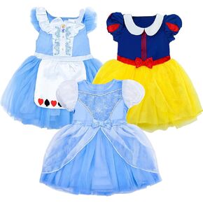 IKALI Girls Princess Dress up Trunk Set, Pretend Play Costume for Kids 3-12 Years Birthday Gift