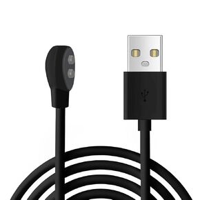 6mm Magnetic USB DC Charger Cable, 2.7ft Replacement Oval Base Charging Cord for Rechargeable Toys, Massagers, Electric Toothbrushes,Children's Watches, Dog Trainer, Facial Cleanser
