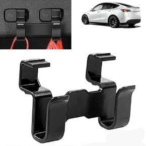 Rear Trunk Hook Compatible with Tesla Model Y 2023 2022 2021 Accessories Trunk Grocery Bag Hooks Storage Bags Interior Luggage Holder Modification Upgarde Storage Organizer Holders