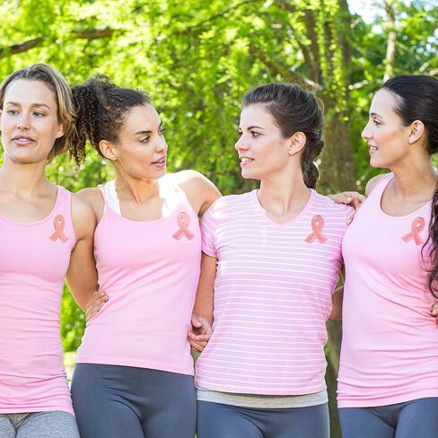 30Pcs Breast Cancer Awareness Pins, Pink Ribbon Brooches Unisex Metal Lapel Pins for Charity Recognition in Kuwait