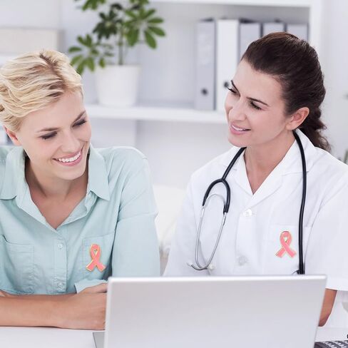 30Pcs Breast Cancer Awareness Pins, Pink Ribbon Brooches Unisex Metal Lapel Pins for Charity Recognition in Kuwait