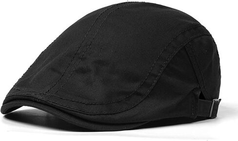 FALETO Newsboy Hats for Men Flat Cap Cotton Adjustable Breathable Irish Cabbie Ivy Driving Hunting Hat in Saudi Arabia