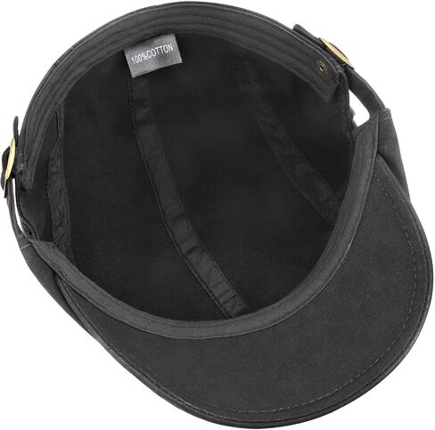 FALETO Newsboy Hats for Men Flat Cap Cotton Adjustable Breathable Irish Cabbie Ivy Driving Hunting Hat in Saudi Arabia