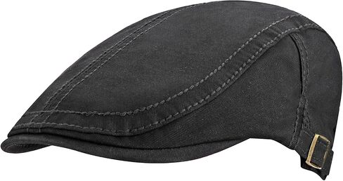 FALETO Newsboy Hats for Men Flat Cap Cotton Adjustable Breathable Irish Cabbie Ivy Driving Hunting Hat in Saudi Arabia