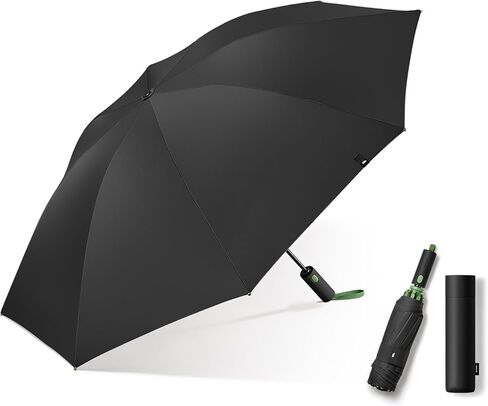 BENEUNDER Travel Compact Umbrellas for Rain - Inverted Reverse Folding Umbrella - 45in/115cm Heavy Duty Windproof Automatic Umbrella for 2-3 People in Saudi Arabia