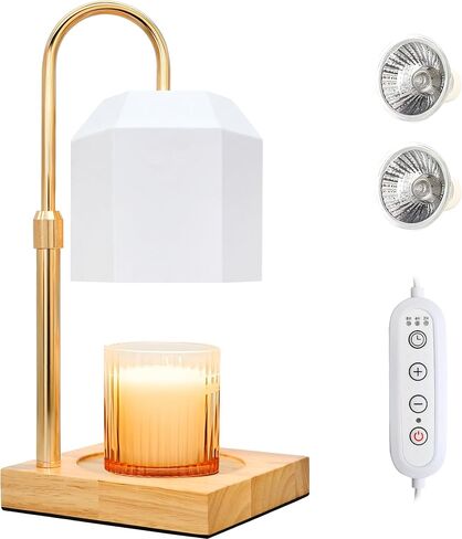 Candle Warmer Lamp with Timer,Candle Warmer，Adjustable Height Candle lamp for Scented Wax Jar Candles in Saudi Arabia