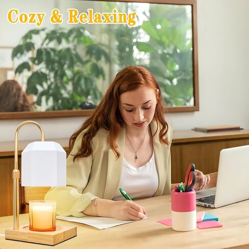Candle Warmer Lamp with Timer,Candle Warmer，Adjustable Height Candle lamp for Scented Wax Jar Candles in Saudi Arabia
