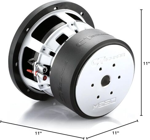 CT Sounds MESO-8-D4 1600 Watts Max 8 Inch Car Subwoofer Dual 4 Ohm in Kuwait