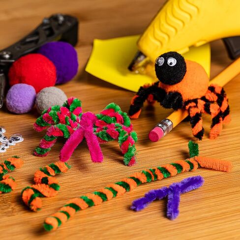 YOKIVE 100 Pcs Pipe Cleaners, Chenille Stems Decoration, Great for DIY Art Craft Supplies (6mm 12 Inch Beige) in Saudi Arabia