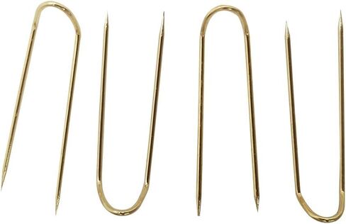 Rosenthal Collection U-Pins, U Shape Jewelry Display Chain Pad Showcase (Pack of 1000, Gold) in Kuwait